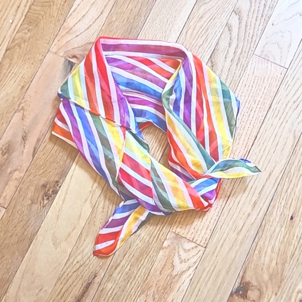 PRIDE scarf, 24x24"